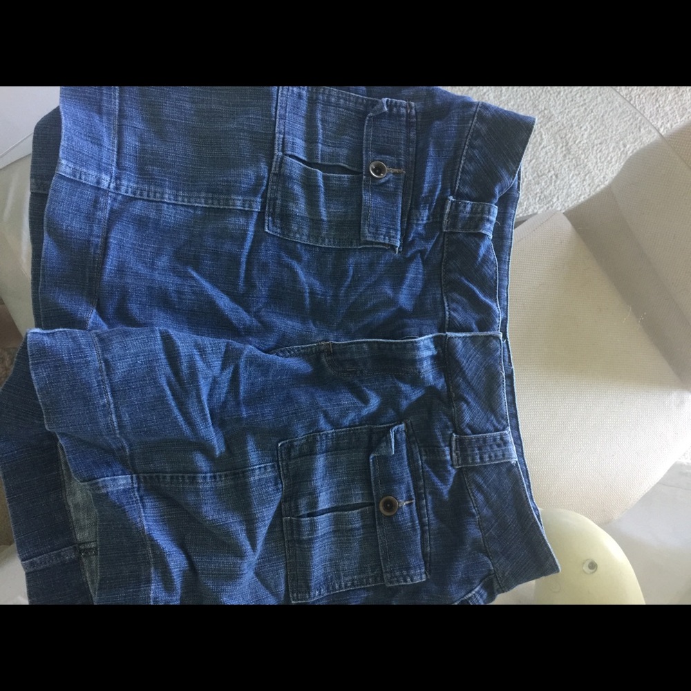 Denim shorts